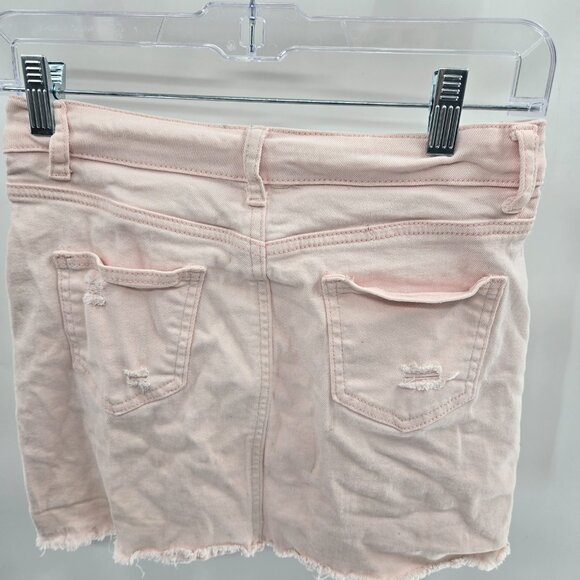 Shein X Hello Kitty and Friends Pink Distressed Juniors Mini Skirt Size Medium - Picture 2 of 10